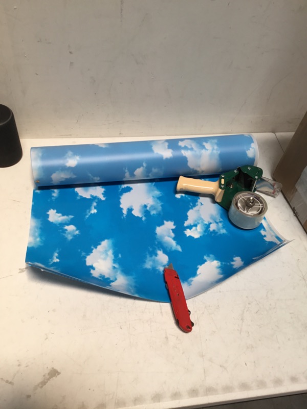 Photo 1 of Set of 3 Plastic Backgrounds Sky Pattern 