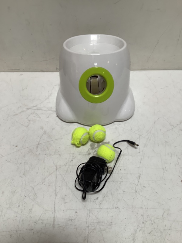 Photo 2 of All for Paws Interactive Automatic Ball Launcher for Dogs, Dog Tennis Ball Throwing Machine for Small, Medium Large Size, 3 Balls Included Mini Size