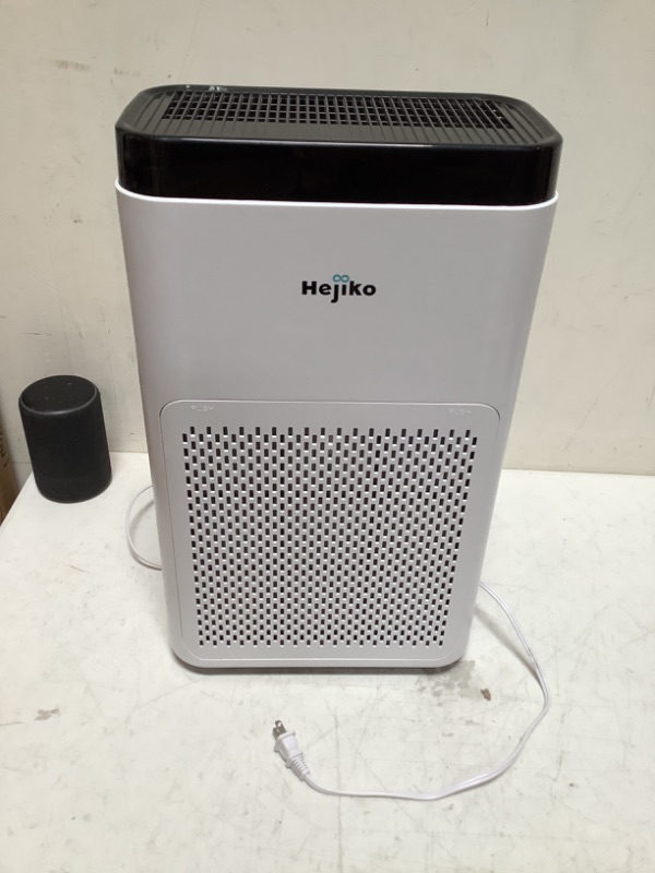 Photo 1 of Hejiko Air Purifiers for Home Large Room,1200 sq ft, 5 Stage Filtration System, H13 True HEPA with Washable Filter, Remove 99.97% Allergens, Dust, Pet Hair, Pollen, Smoke, Air Quality Sensor, 20dB
