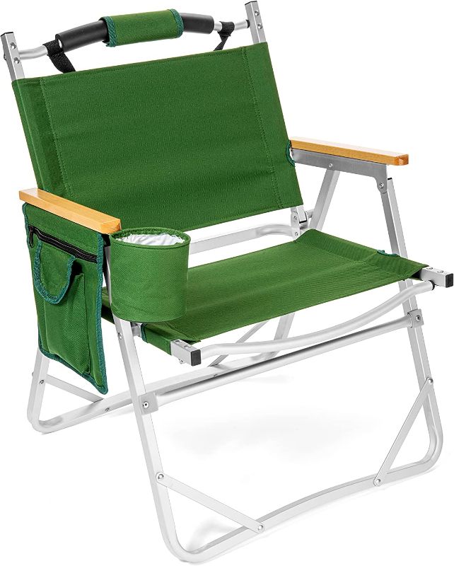 Photo 1 of Homevative Lightweight Camping & Events Chair, Olive Green