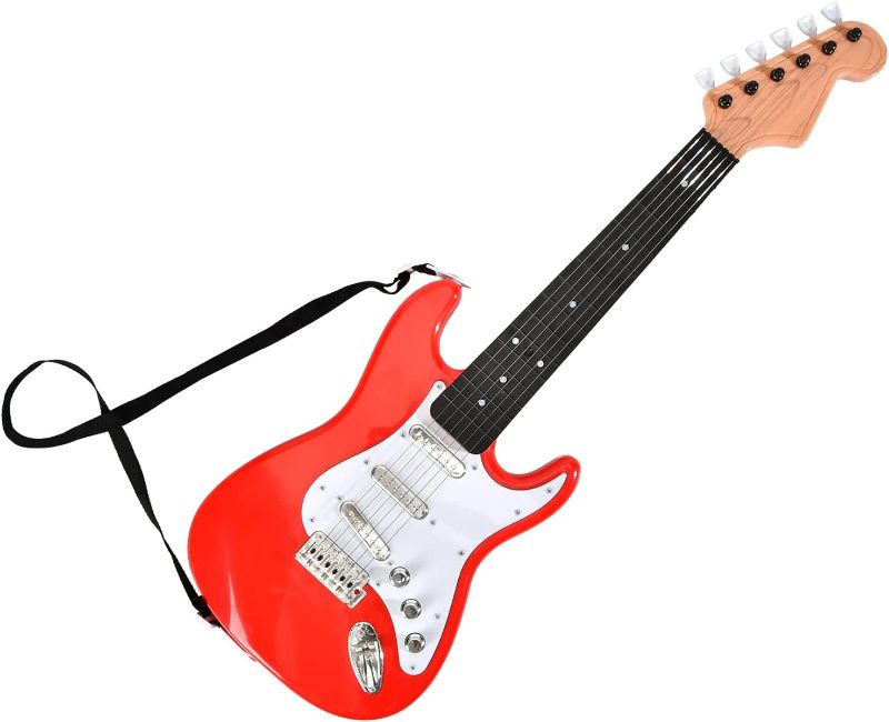 Photo 1 of 26 Inch Guitar Toy for Kids, Portable Electronic Guitar Musical Instrument Toy, Birthday Gifts for Beginner Children Toddler Boys Girls