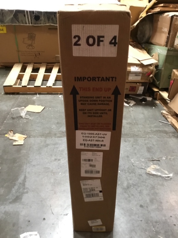 Photo 2 of BOX 2 OF 4 ONLY Aquasana Whole House Water Filter System - Water Softener Alternative w/UV Purifier & EQ-304 Replacement 10-Inch, Sediment Pre-Filters for Whole House Water Filter Systems, White,4-Pack 10-Year Filter System + Conditioner + UV System + Fil