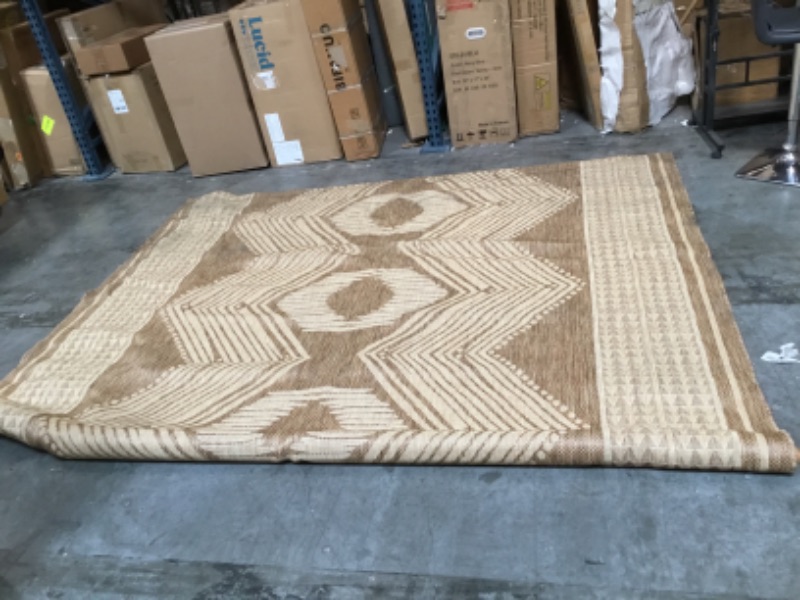 Photo 2 of nuLOOM Ranya Tribal Indoor / Outdoor Area Rug, 9' 6" x 12'