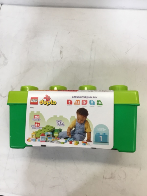 Photo 1 of LEGO DUPLO Classic Brick Box 10913 Building Toy Set for Kids, Toddler Boys and Girls Ages 18mos+ (65 Pieces)
