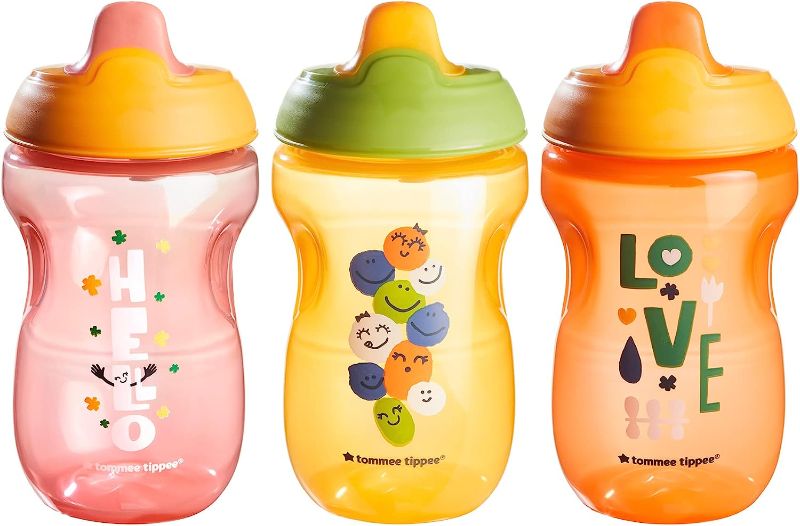 Photo 1 of Tommee Tippee Sippee Cup, Water Bottle for Toddlers, Spill-Proof, BPA Free, Colorful and Playful Designs, 10oz, 9m+