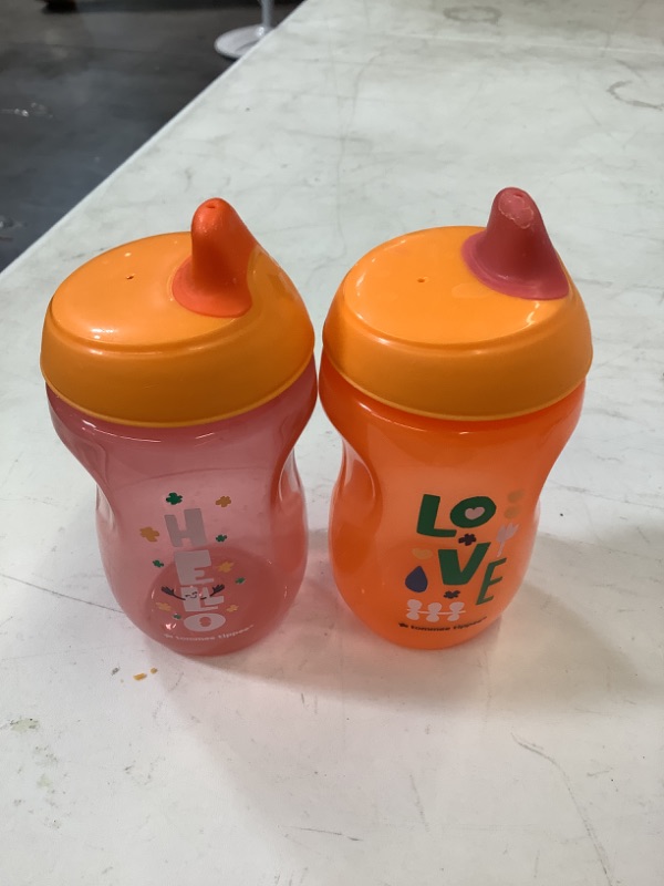 Photo 2 of Tommee Tippee Sippee Cup, Water Bottle for Toddlers, Spill-Proof, BPA Free, Colorful and Playful Designs, 10oz, 9m+