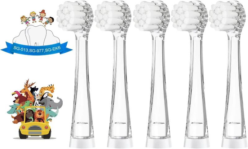 Photo 1 of 4 Pack Baby Kids Soft Electric Toothbrush Replacement Heads 8-18 MONTHS