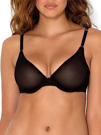 Photo 1 of Smart & Sexy Women's Sheer Mesh Demi Underwire Bra