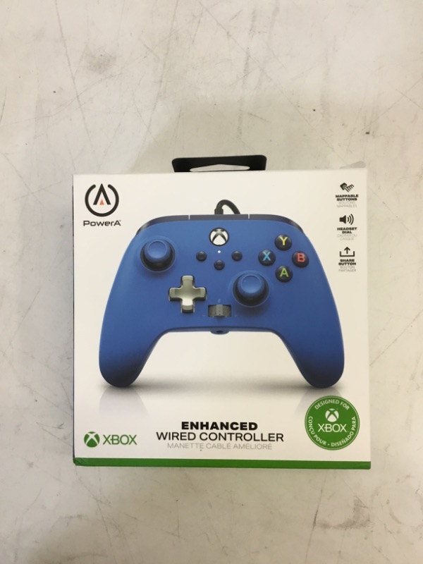 Photo 2 of PowerA Enhanced Wired Controller for Xbox Series X|S - Blue