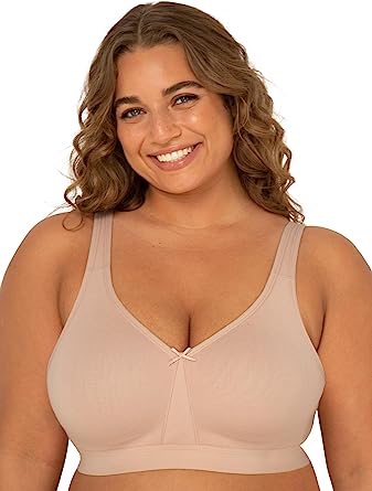 Photo 1 of Fruit of the Loom Women's Plus-Size Wireless Cotton Bra 40c
