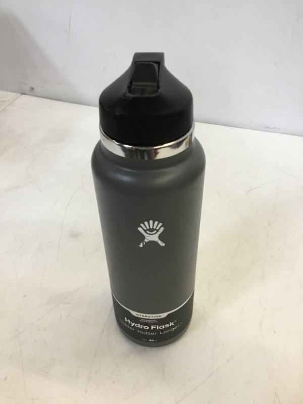 Photo 2 of Hydro Flask Wide Mouth Straw Lid 40 Oz Old Lid Stone