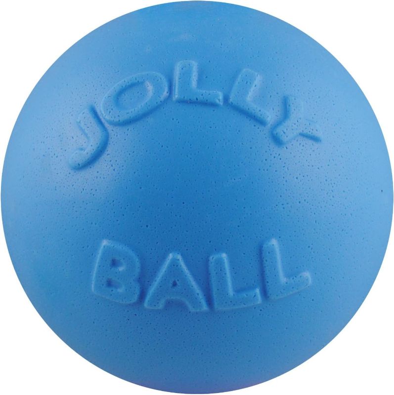 Photo 1 of Jolly Pets Bounce-n-Play Dog Toy Ball, 6 Inches, Blueberry, All Breed Sizes