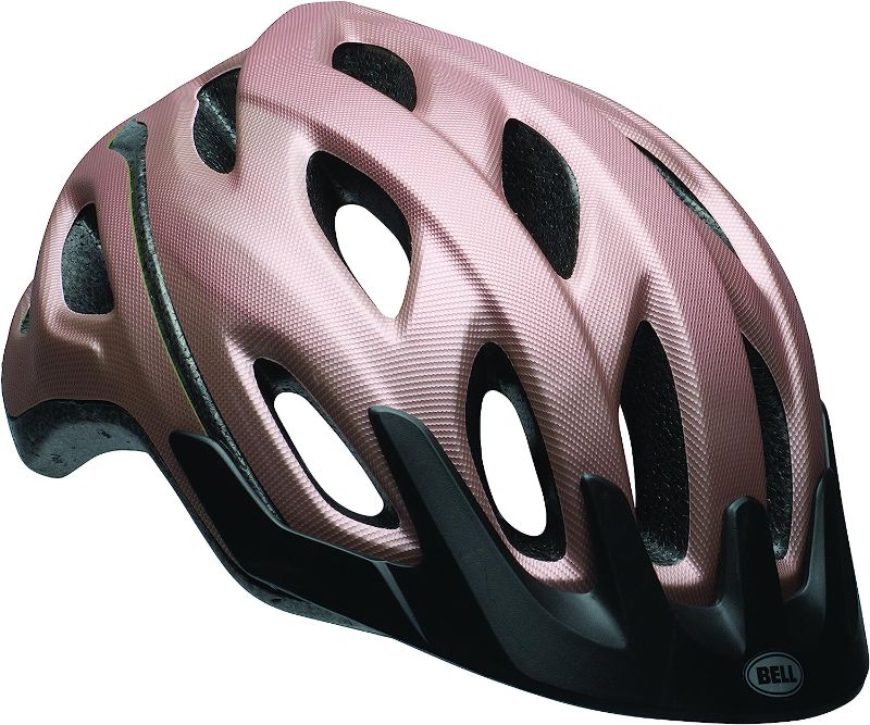 Photo 1 of Bell Ferocity Bike Helmet - Rose Gold Texture - Adult 