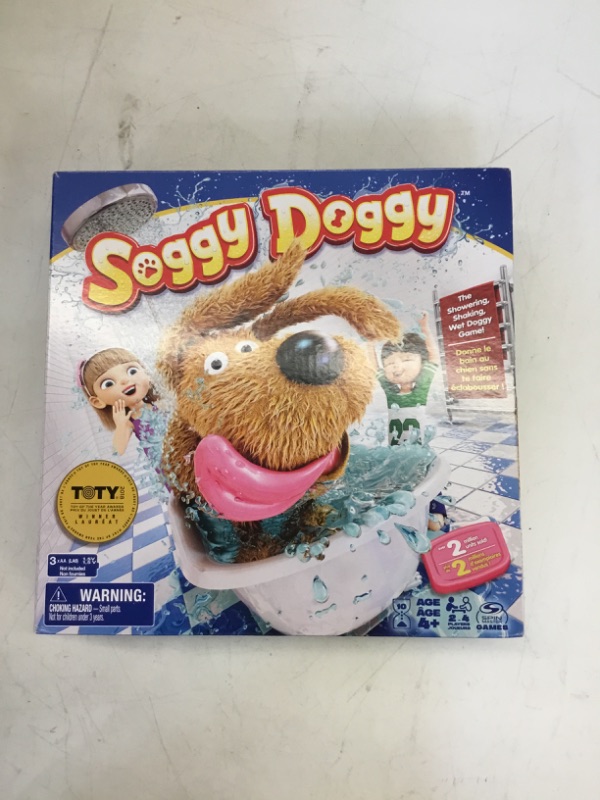 Photo 2 of Soggy Doggy, The Showering Shaking Wet Dog Award-Winning Kids Game Board Game for Family Night Fun Games for Kids Toys & Games, for Kids Ages 4 and up New Version: Soggy Doggy