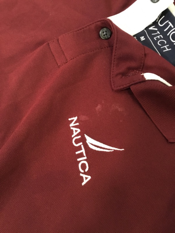 Photo 3 of Nautica Red Polo Shirt Size M 