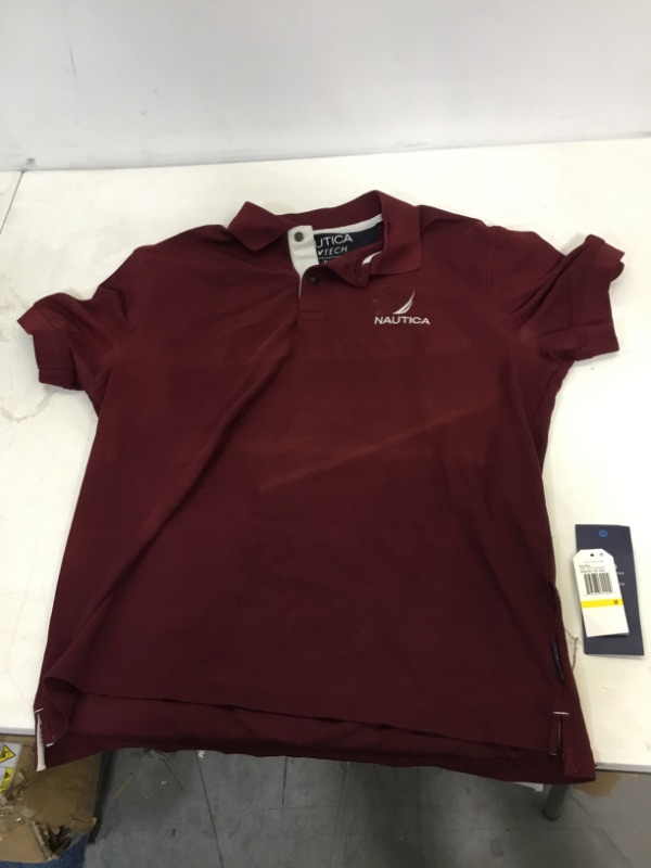 Photo 1 of Nautica Red Polo Shirt Size M 