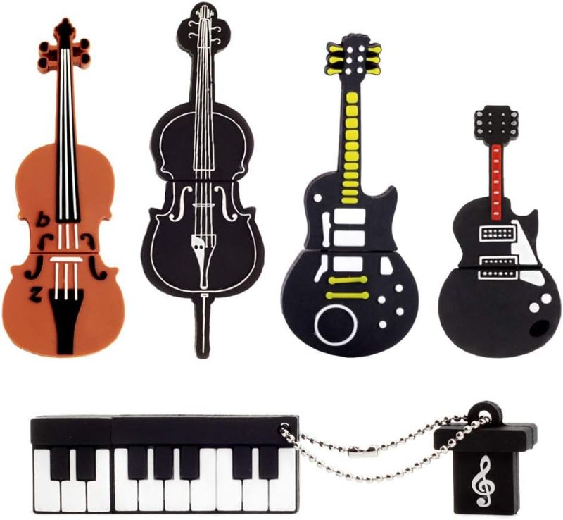 Photo 1 of LEIZHAN 5x8GB USB Flash Drive Musical Instruments USB 2.0 Memory Stick Pendrive