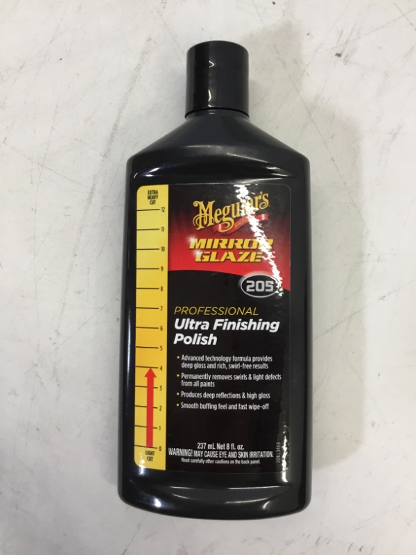 Photo 2 of Meguiar's M20508 Mirror Glaze Ultra Finishing Polish - 8 Oz Bottle 8 Oz Finishing Polish