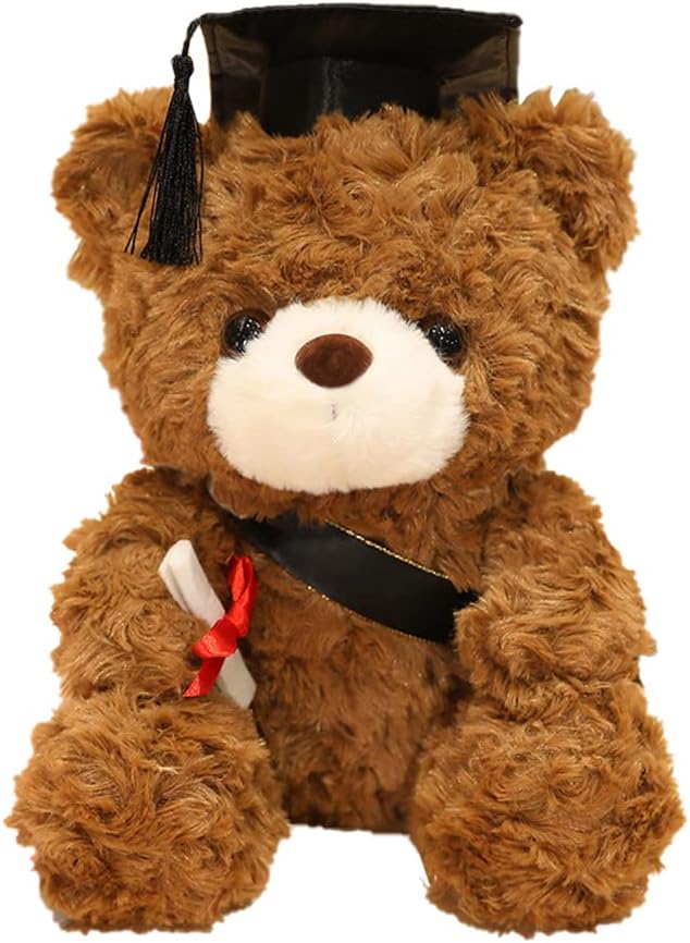 Photo 1 of LUOZZY Decorative Plush Animal Graduation Bear Stuffed Plush Graduation Bear with Sash & Gift Bag