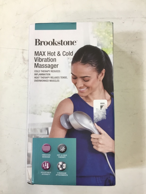 Photo 1 of Brookstone MAX Hot & Cold Vibration Massager
