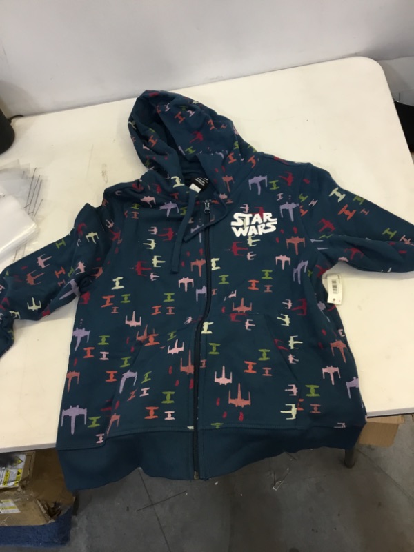 Photo 1 of Amazon Essentials Disney Star Wars Men's Sherpa-Lined Full-Zip Hoodie Sweatshirts Size M 