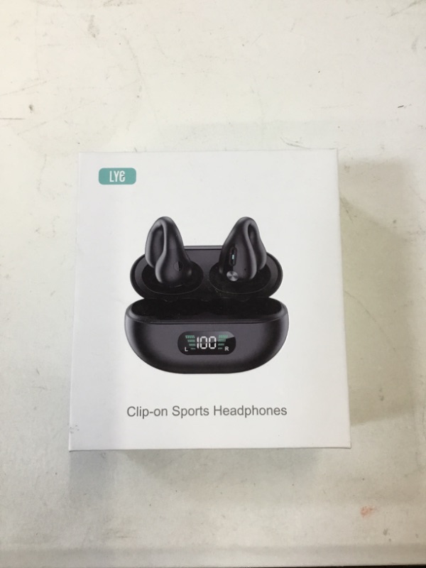 Photo 1 of MALIHOO Wireless Ear Clip Headphones, Bluetooth Open Ear Sport Earbuds for Android iPhone, Bone Conduction Headphones, Wireless Headset for Cycling, Running Workout, Running, Driving, Bluetooth 5.3