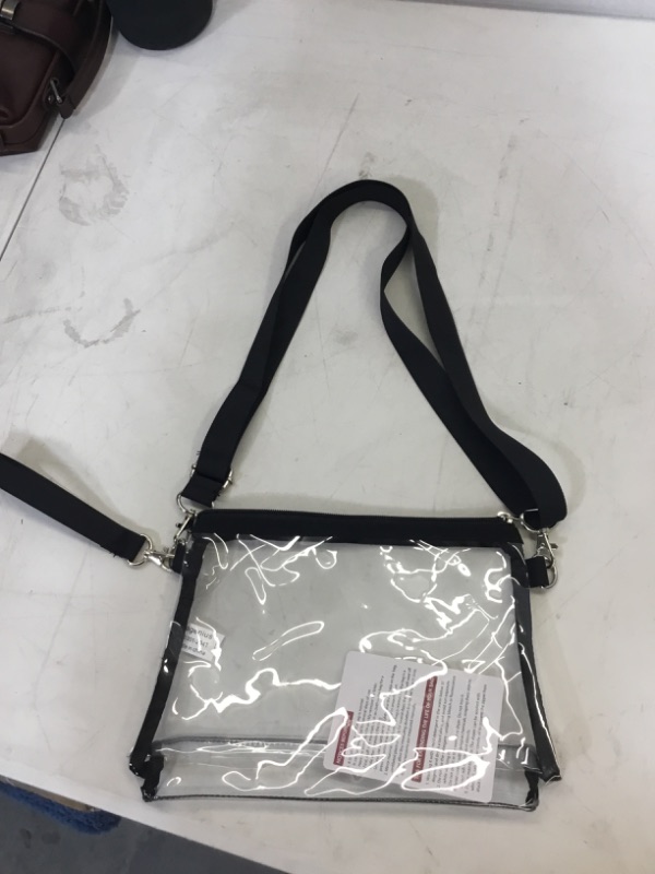 Photo 1 of Transparent Messenger Bag with Shoulder Strap