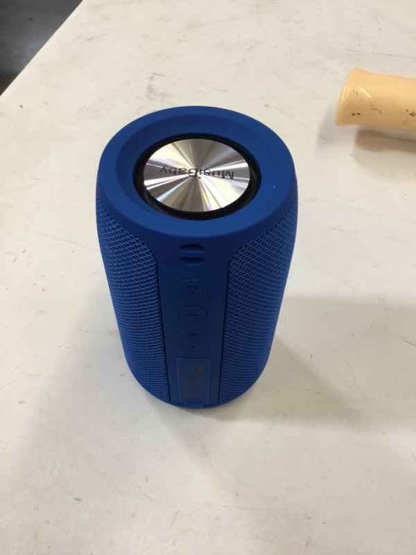 Photo 2 of Bluetooth Speaker, MusiBaby Speakers, Outdoor, Portable, Waterproof, Wireless Speakers, Dual Pairing, Bluetooth 5.0, Loud Stereo, Booming Bass,1500 Mins Playtime for Home, Party?M68? (Blue)