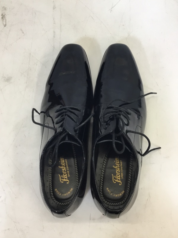 Photo 1 of Florsheim Men's Oxford Black High Gloss Shoe Size 12D 