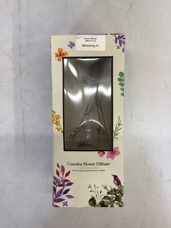 Photo 1 of COCODOR Preserved Real Flower Reed Diffuser/Refreshing Air / 6.7oz(200ml) / 1 Pack/Reed Diffuser Set, Oil Diffuser & Reed Diffuser Sticks, Home Decor & Office Decor, Fragrance, and Gifts Refreshing Air Real Flower/6.7Ounce/1Pack