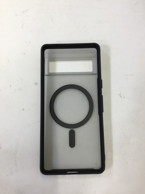 Photo 3 of TIANNIUKE Magnetic Case for Google Pixel 7, Translucent Matte Anti-Fingerprint, Compatible with MagSafe, Slim Fit Shockproof Protective Phone Case for Pixel 7 Case (2022) -Black Pixel 7 Case Black
