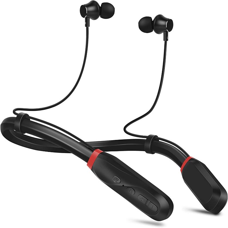 Photo 1 of Muitune Bluetooth Earbuds 120 Hours Extra Long Playback with Microphone Headset, i35 Balanced Armature Drivers Stereo in Ear Wireless Ear Buds, Waterproof Workout Neckband Headphones
