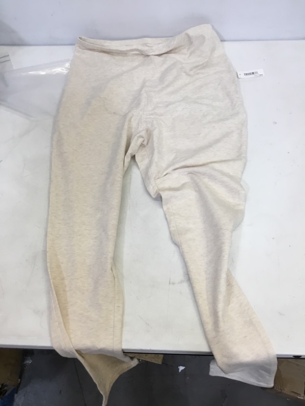 Photo 1 of Amazon Essentials Cream Colored Leggings MEDIUM 