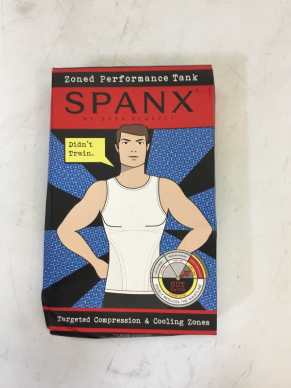 Photo 2 of SPANX for Men Zoned Performance Tank Medium White