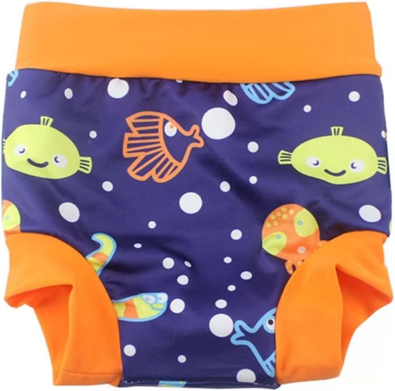 Photo 1 of Leideur Baby Swim Nappies for Kids Cover Diaper High-Waisted Swimming Shorts XL 