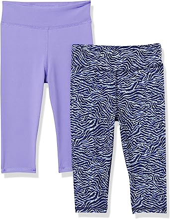 Photo 1 of Amazon Essentials Girls and Toddlers' Active Capri Legging, Multipacks XXL - 14-16Y