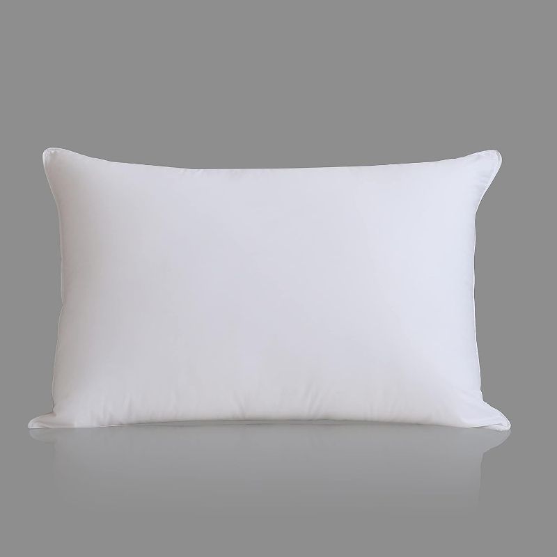 Photo 1 of Three Geese Standard/Queen Pillowcases-Zipper Closure-100%Egyptian Cotton-1 Piece Extra Soft Pillow Cover, Outer Pillowcase with The Soft Polyester Filling-Suitable for Goose Feather Pillow.