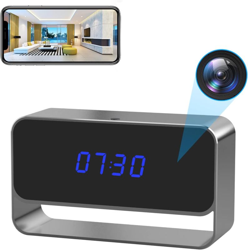 Photo 1 of GooSpy Hidden Camera Clock WiFi Spy Camera FHD1080P Wireless Secret Nanny Cam Small Surveillance Security Cams Enhanced Night Vision Motion Detection Alert