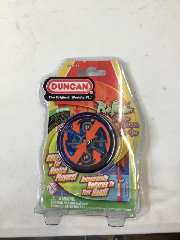 Photo 2 of Duncan Toys Reflex Auto Return Yo-Yo, Beginner String Trick Yo-Yo, 1 Yo-Yo, Blue 