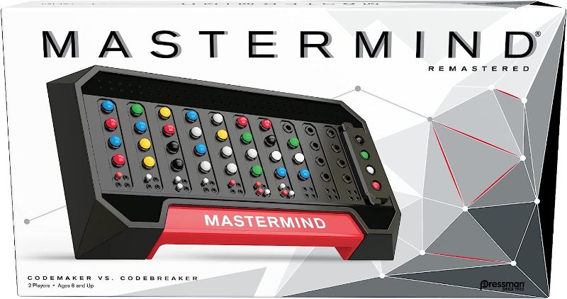 Photo 1 of Pressman Mastermind Strategy Game of Codemaker vs. Codebreaker, 5", Multi-colored