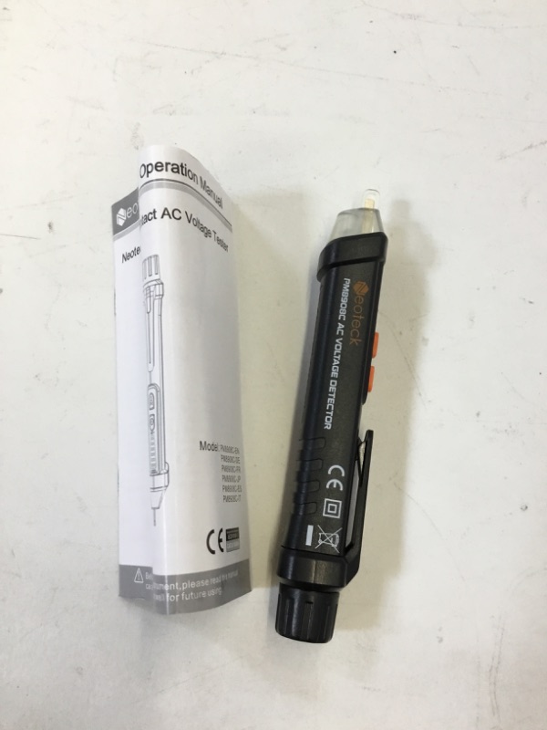 Photo 2 of Neoteck Non-Contact AC Voltage Tester Pen, AC 12-1000V, LED Flashlight, Buzzer Alarm for Live/Null Wire Judgment