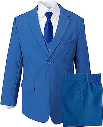 Photo 1 of Spring Notion Boys' Modern Fit Blue Dress Suit with Bow Tie SIZE 12 