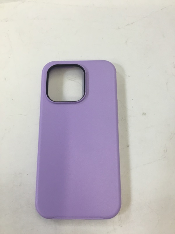 Photo 2 of OtterBox iPhone 14 Pro (ONLY) Symmetry Series Case - YOU LILAC IT (Purple), ultra-sleek, wireless charging compatible, raised edges protect camera & screen Purple Symmetry Series