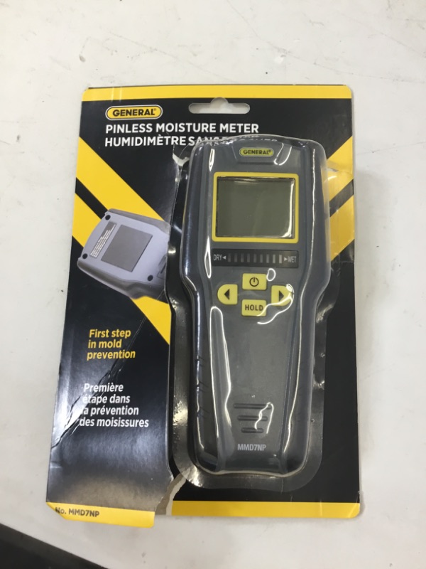 Photo 2 of General Tools MMD7NP Digital Moisture Meter Yellow and Black