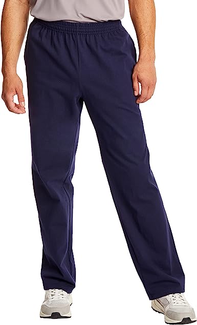 Photo 1 of Hanes Essentials Sweatpants, Men’s Cotton Jersey Pants with Pockets, 33” XXL 
