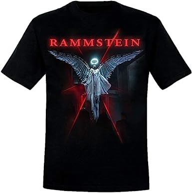Photo 1 of Rammstein Ich Wir Ihr Official Band Merchandise Fan Shirt Black with Multicoloured Print on Front, Black 5XL