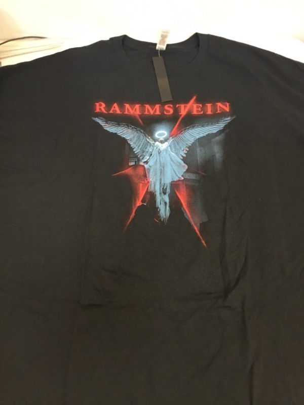 Photo 2 of Rammstein Ich Wir Ihr Official Band Merchandise Fan Shirt Black with Multicoloured Print on Front, Black 5XL