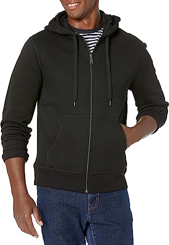 Photo 1 of Amazon Essentials Men's Full-Zip Hooded Fleece Sweatshirt