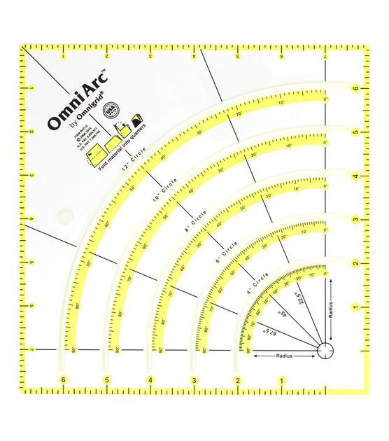 Photo 1 of OmniArc Non-Slip Circle Cutter Ruler