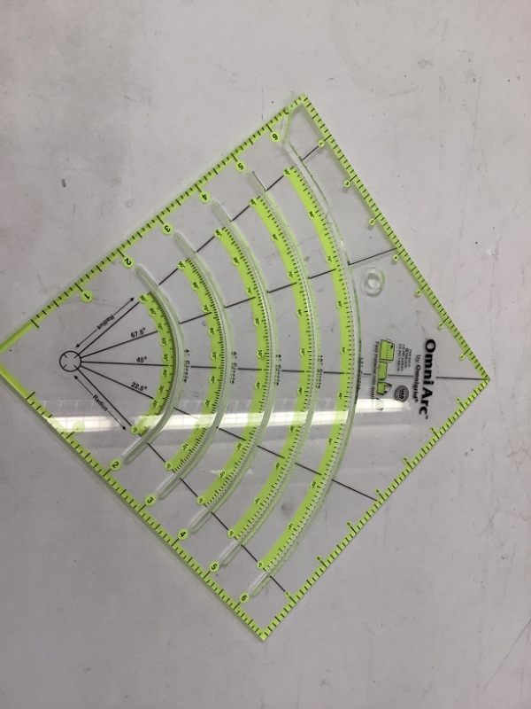 Photo 2 of OmniArc Non-Slip Circle Cutter Ruler